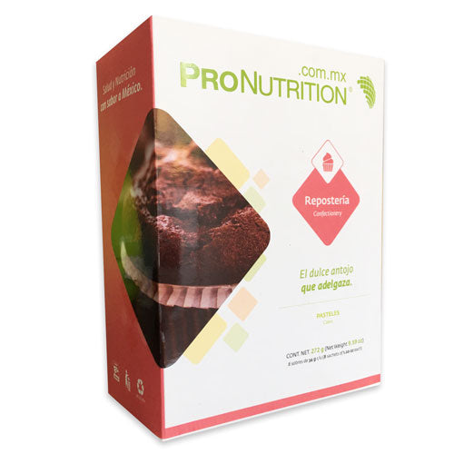 Pastel de Chocolate en polvo ProNutrition